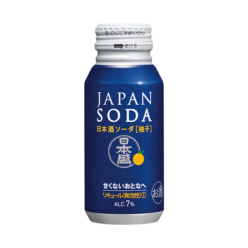 日本盛 氣泡清酒 柚子<br>180ML