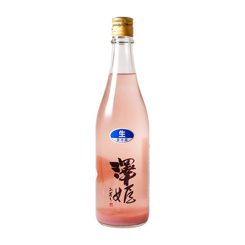 澤姫 桃色 純米濁酒 生 720ML